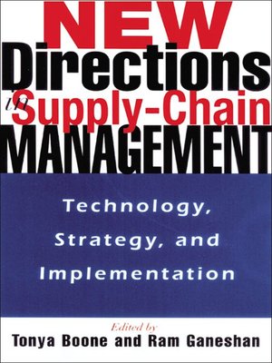 cover image of New Directions in Supply-Chain Management